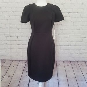 NWT Calvin Klein Black Elegant Midi Dress
